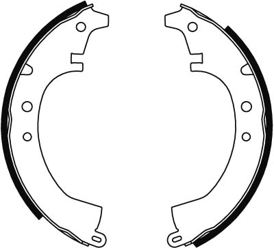 TRW GS8047 Brake Shoe Set