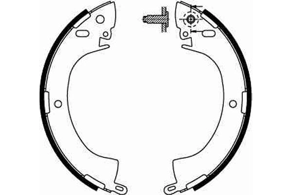 Brake Shoe Set GS8185