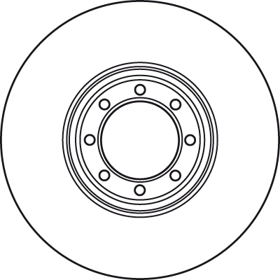 Brake Disc TRW SINGLE DF4985S