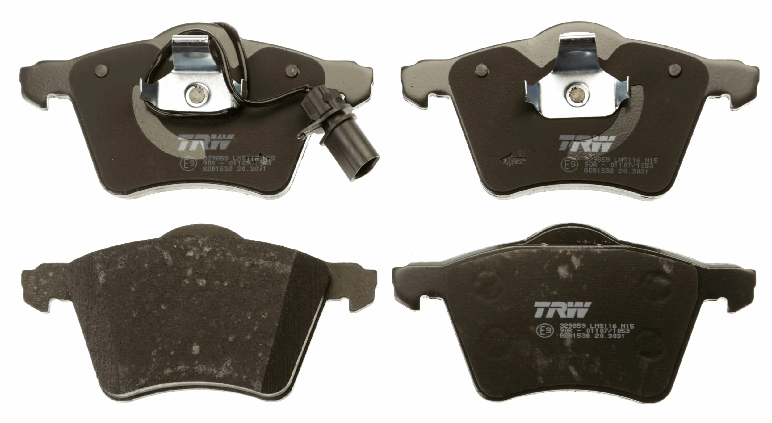 Brake Pad Set, disc brake COTEC GDB1538