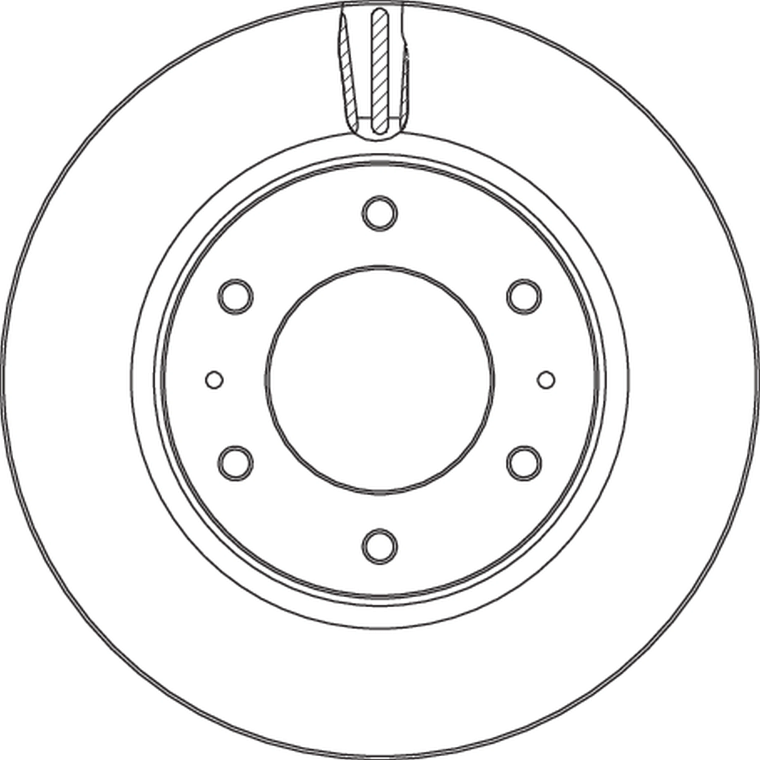 Brake Disc TRW SINGLE DF6992S