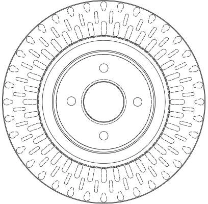 TRW DF4297 Brake Disc