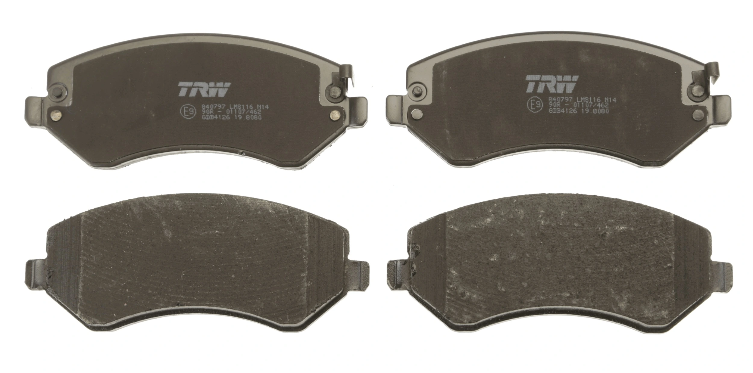 Brake Pad Set, disc brake COTEC GDB4126