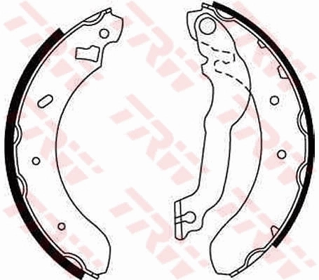 TRW GS6255 Brake Shoe Set