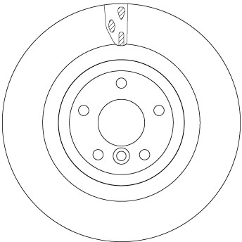 Brake Disc TRW SINGLE DF6969S