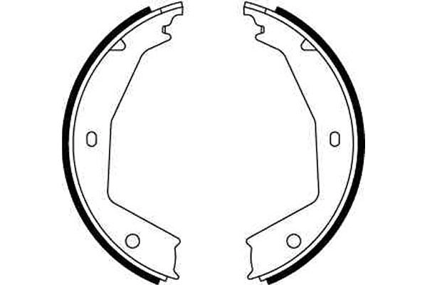Bremsbackensatz, Feststellbremse GS8668