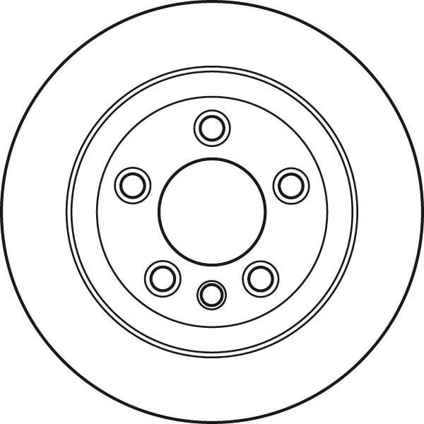 Brake Disc TRW SINGLE DF4487S