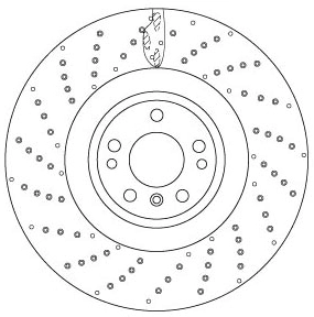 Disco de freno TRW SINGLE DF6687S