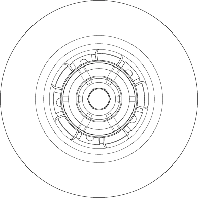 TRW DF6355BS Brake Disc