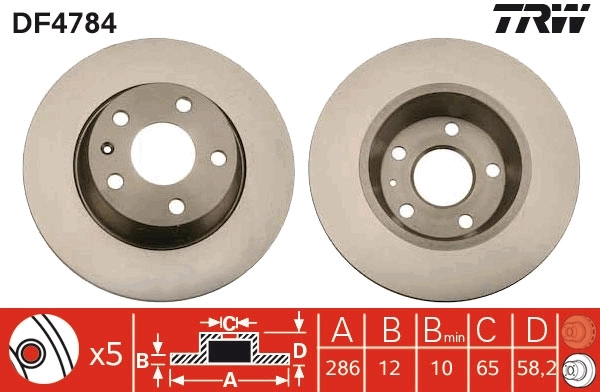 Brake Disc DF4784