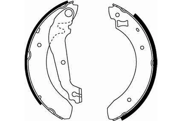 Brake Shoe Set GS6207