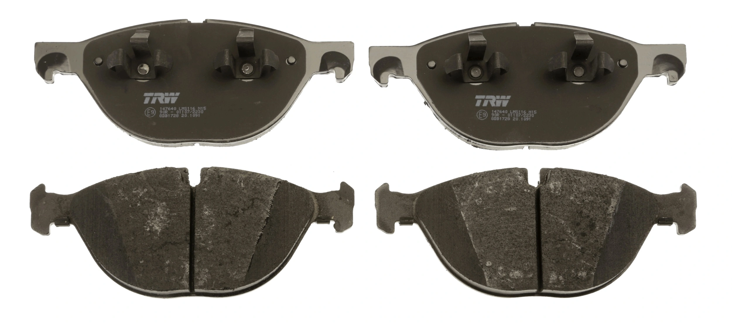Brake Pad Set, disc brake COTEC GDB1728