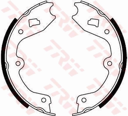 TRW GS6235 Brake Shoe Set, parking brake