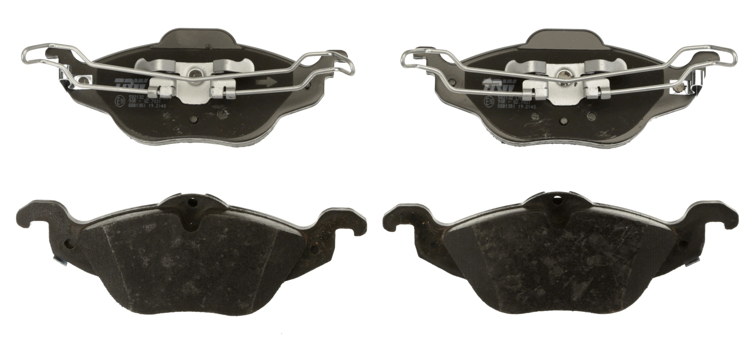 Brake Pad Set, disc brake COTEC GDB1351