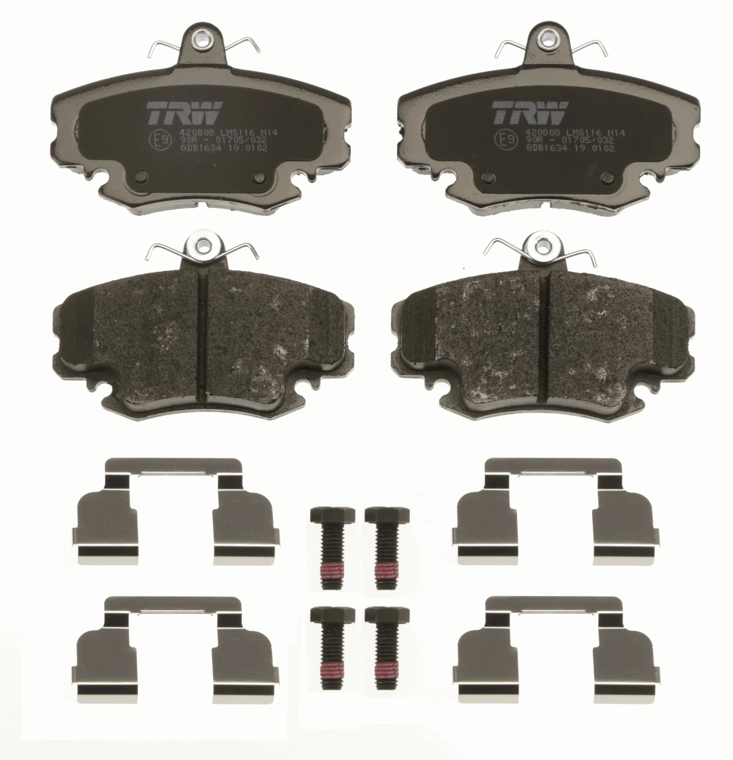 Brake Pad Set, disc brake COTEC GDB1634