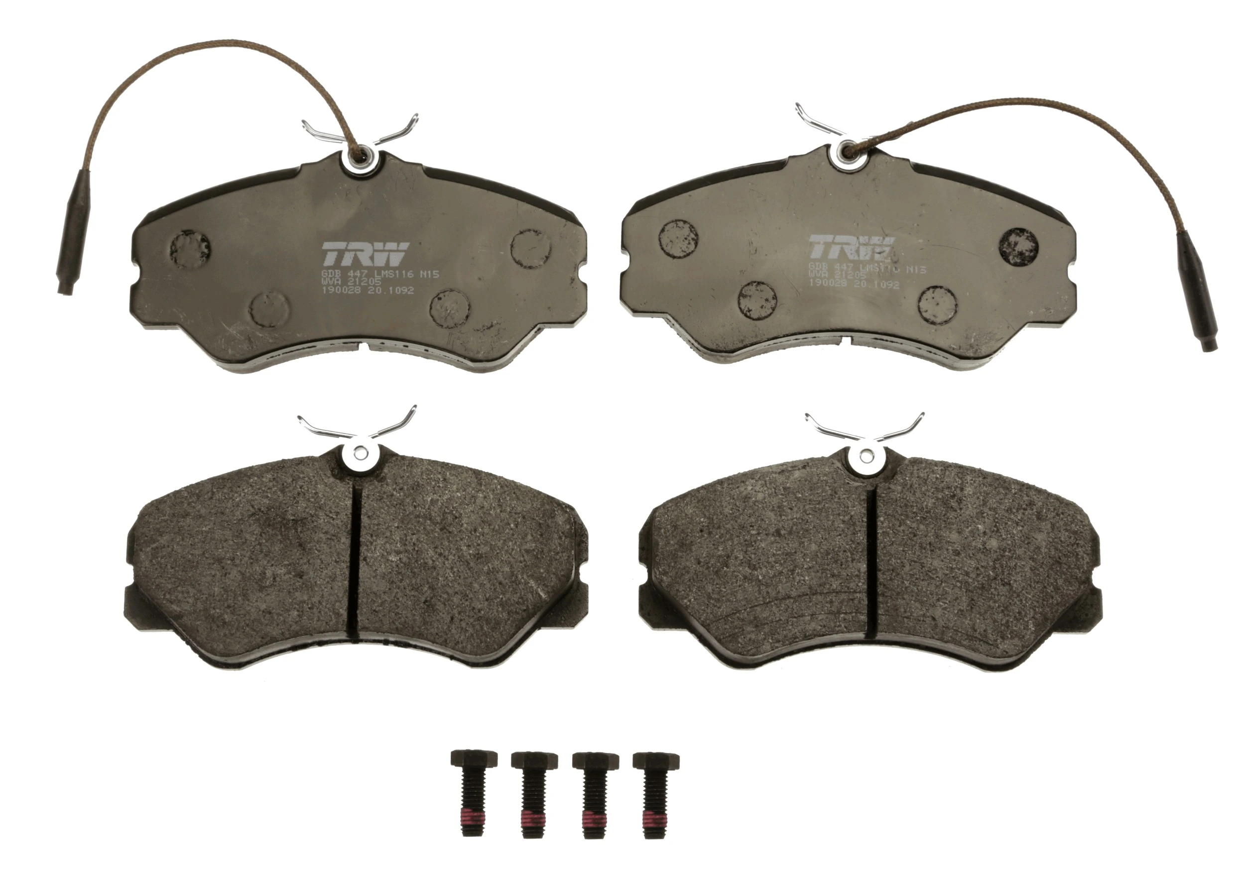 Brake Pad Set, disc brake GDB447