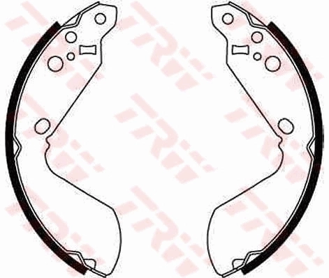 TRW GS8596 Brake Shoe Set