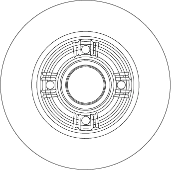Disco de freno TRW SINGLE DF4274S