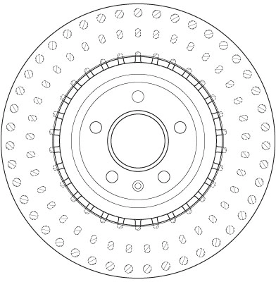 Brake Disc TRW SINGLE DF6149S