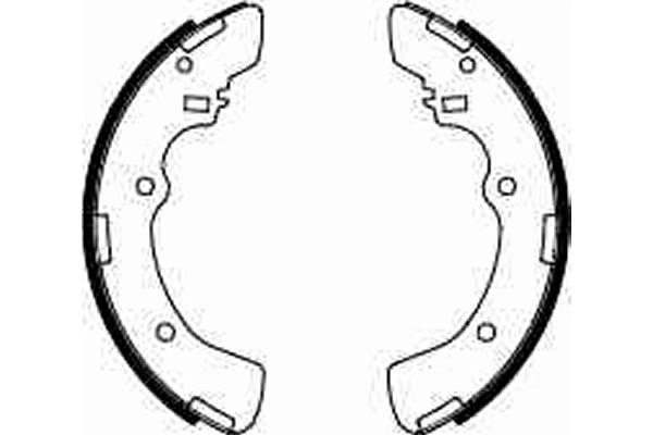 TRW GS8516 Brake Shoe Set