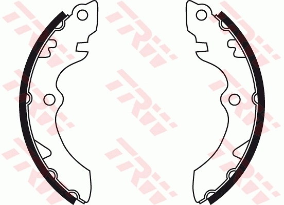 Brake Shoe Set, parking brake GS8735