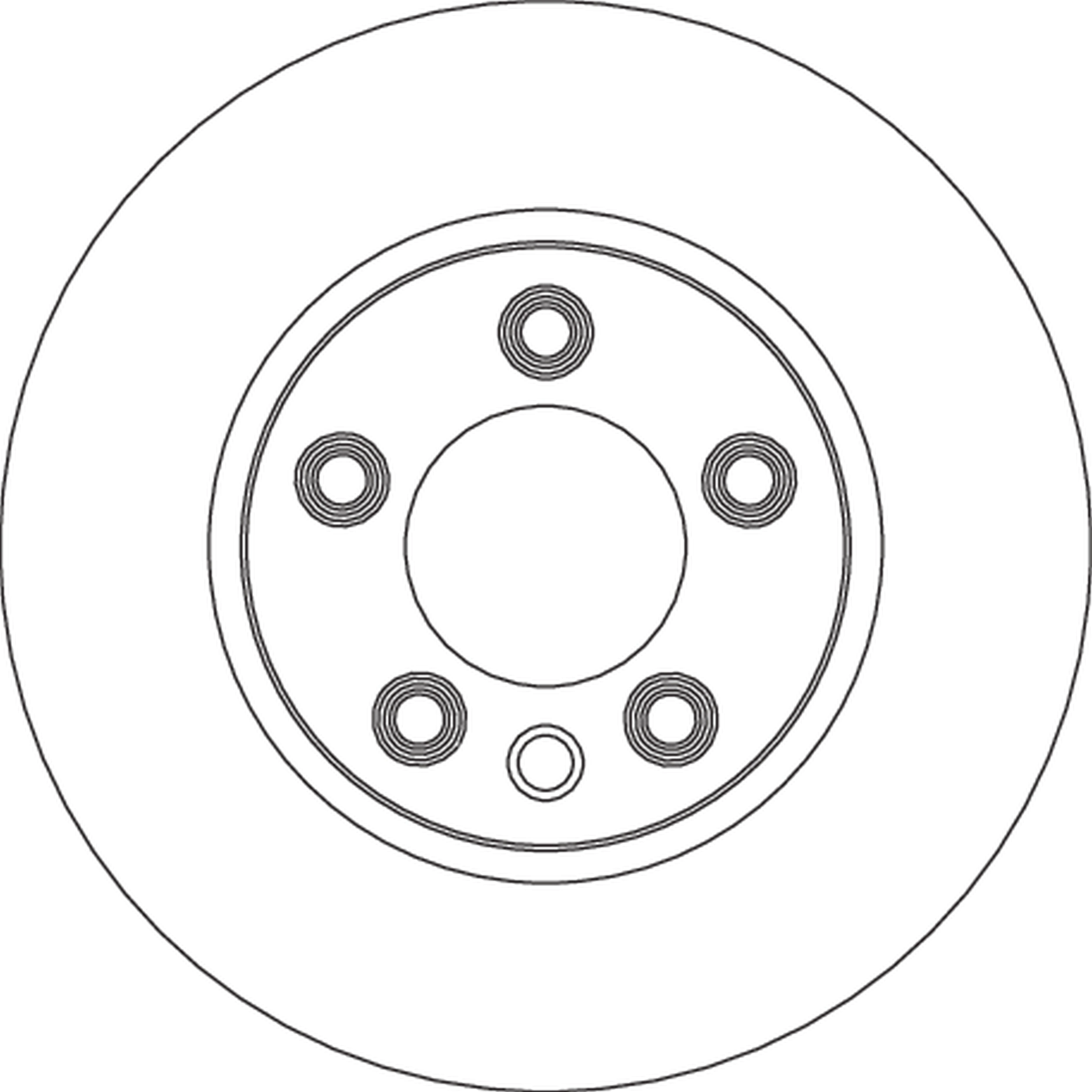 Brake Disc TRW SINGLE DF4762S