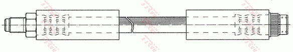 TRW PHA340 Brake Hose