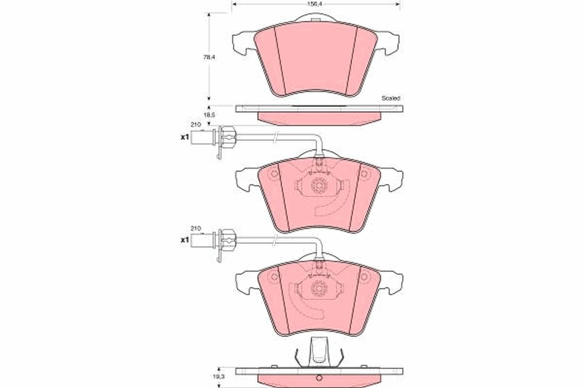 Brake Pad Set, disc brake GDB1459