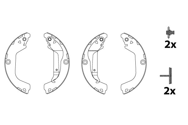Brake Shoe Set GS8828