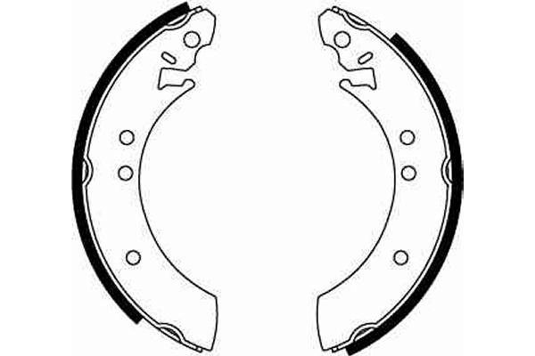 TRW GS6086 Brake Shoe Set