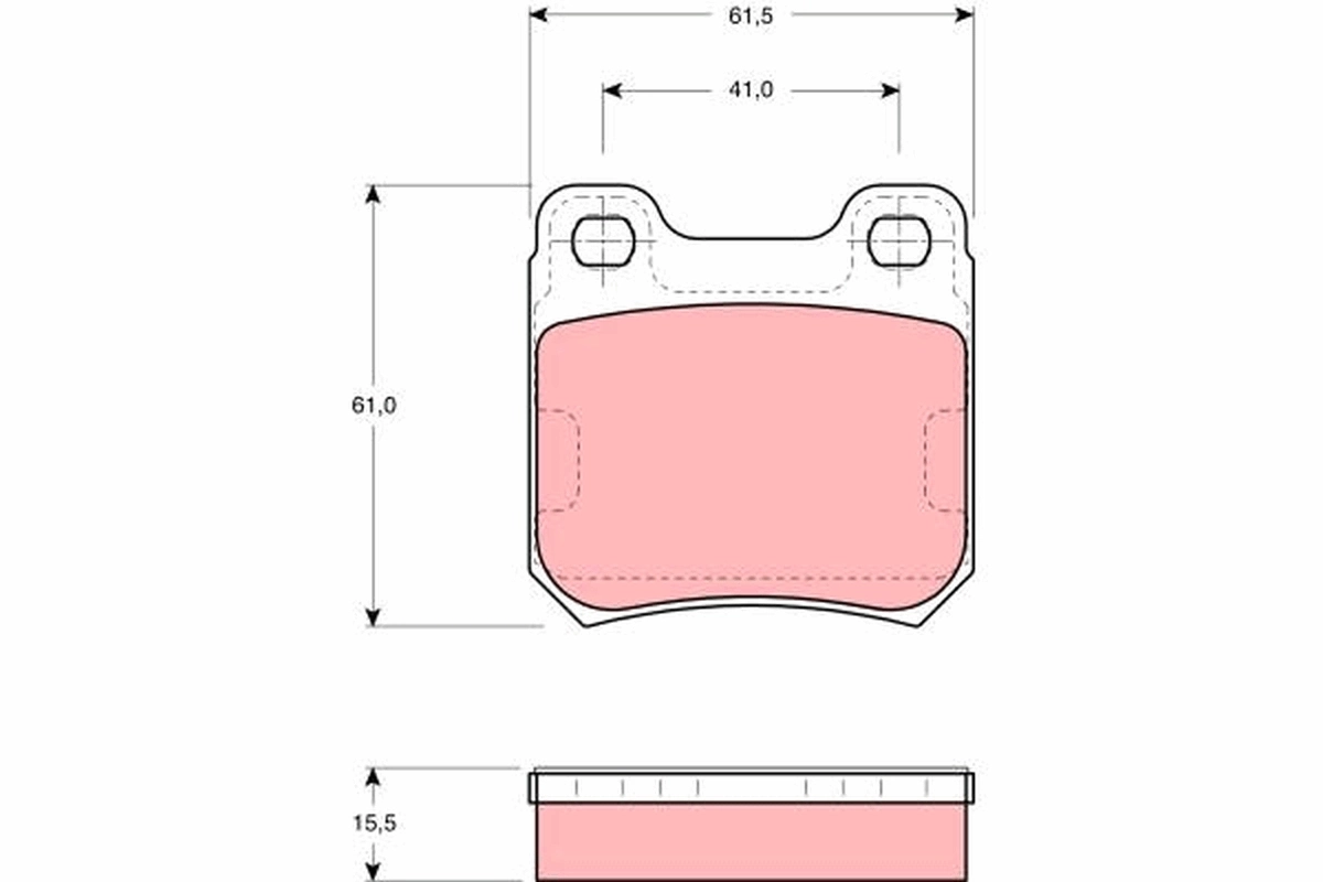 Brake Pad Set, disc brake GDB914