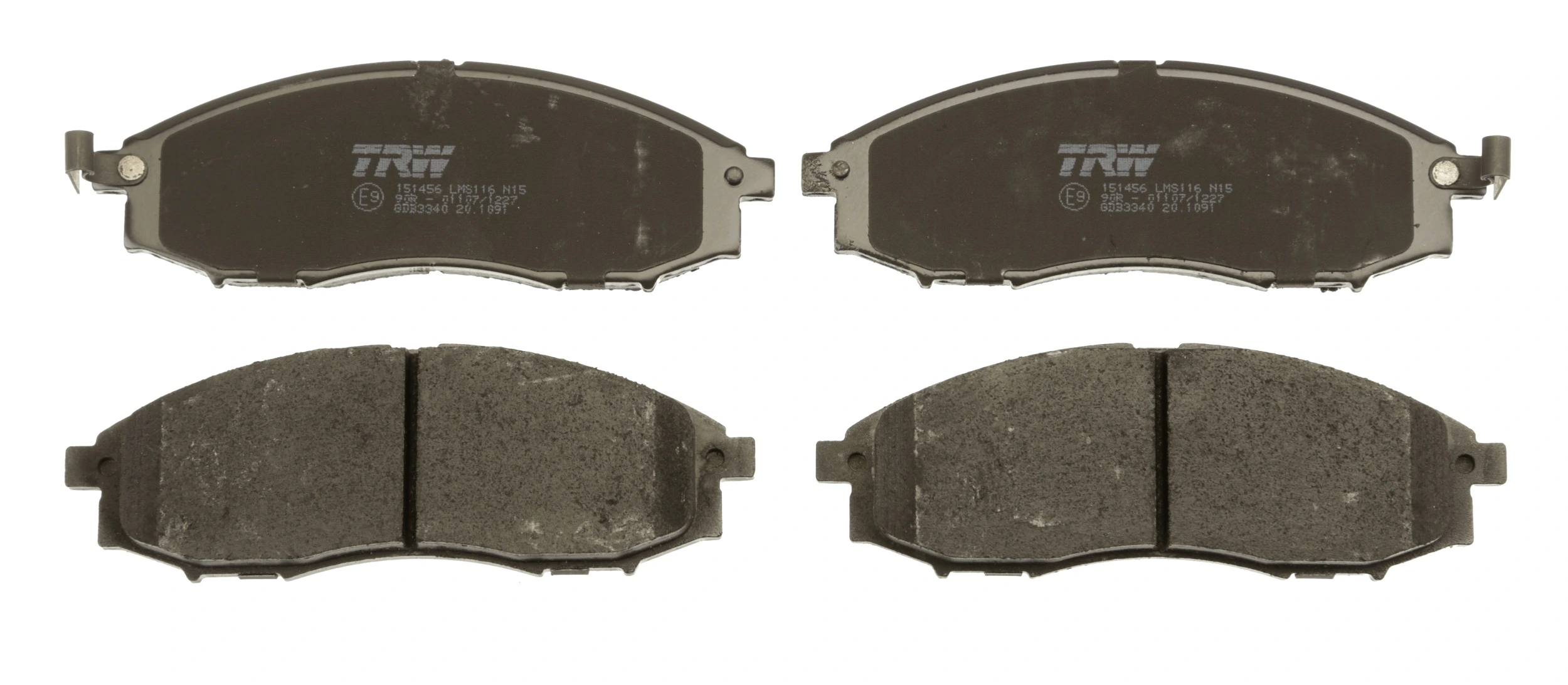 Brake Pad Set, disc brake COTEC GDB3340