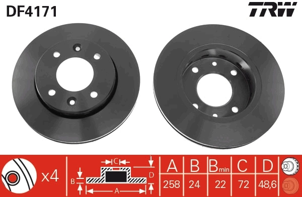 Brake Disc DF4171