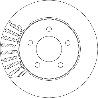 Disco de freno DF4508