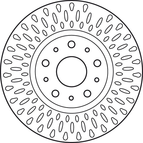 TRW DF6021 Brake Disc