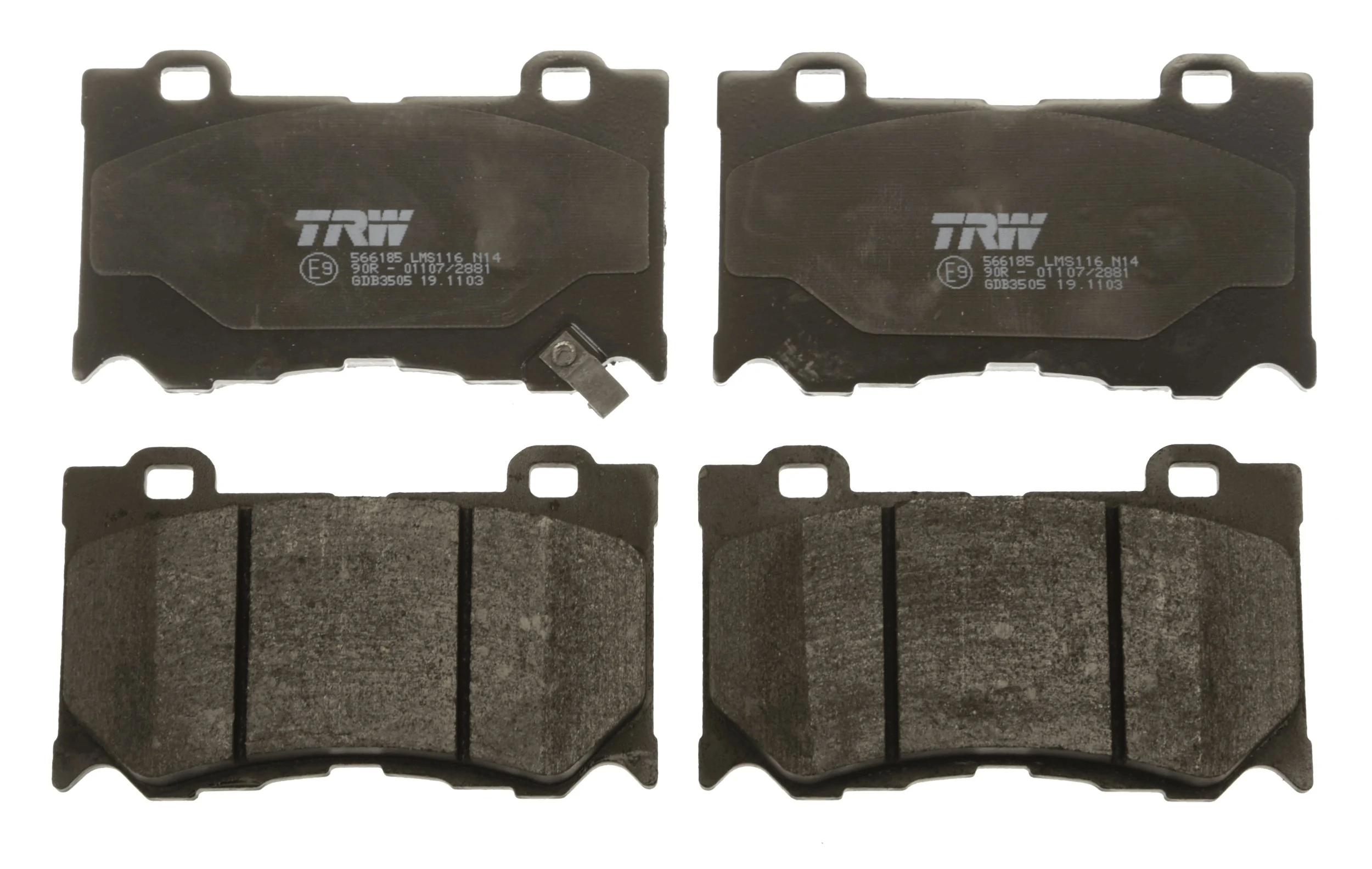 Brake Pad Set, disc brake COTEC GDB3505