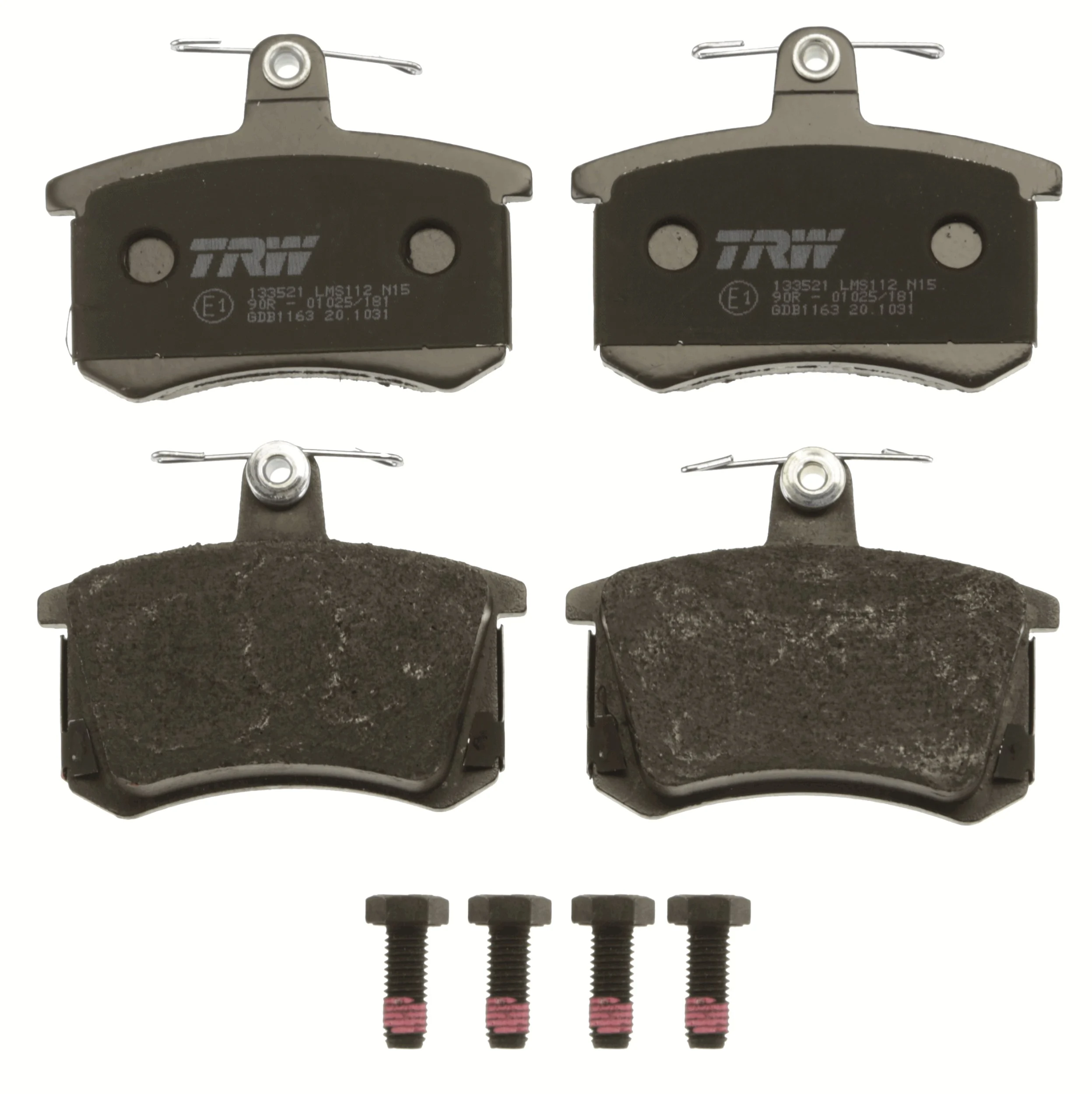 Brake Pad Set, disc brake COTEC GDB1163