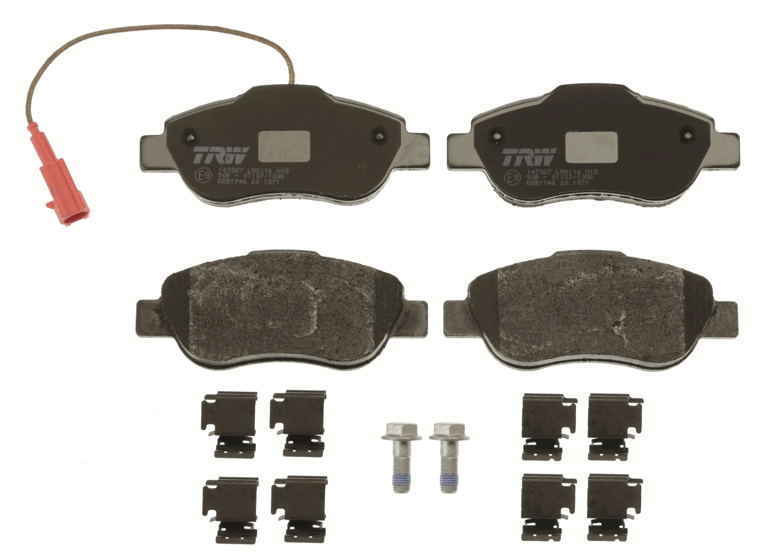Brake Pad Set, disc brake COTEC GDB1746