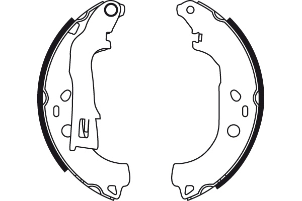 Juego de zapatas de frenos GS8738