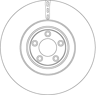Brake Disc TRW SINGLE DF6651S