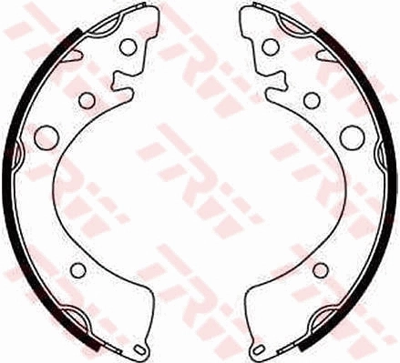 TRW GS8201 Brake Shoe Set