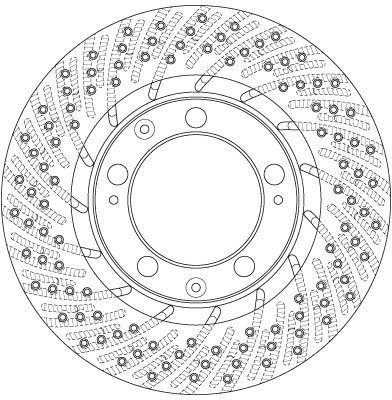 Bremsscheibe TRW SINGLE DF6467S