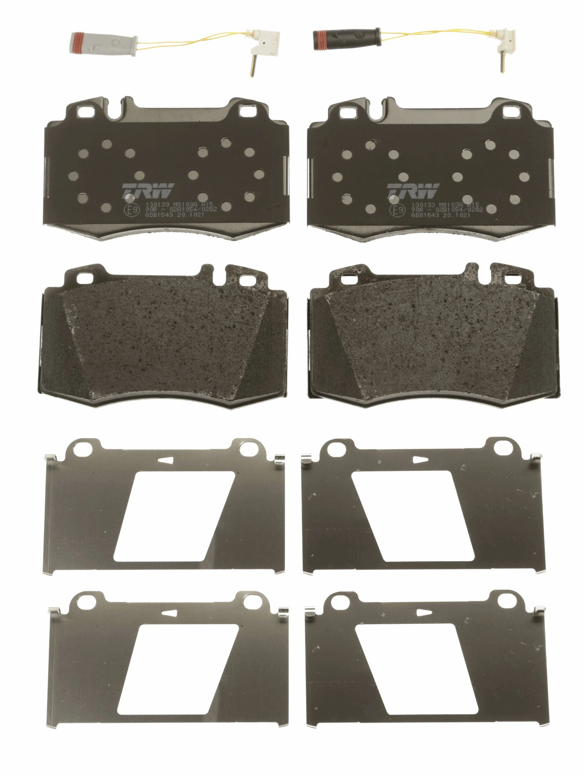 Brake Pad Set, disc brake COTEC GDB1543