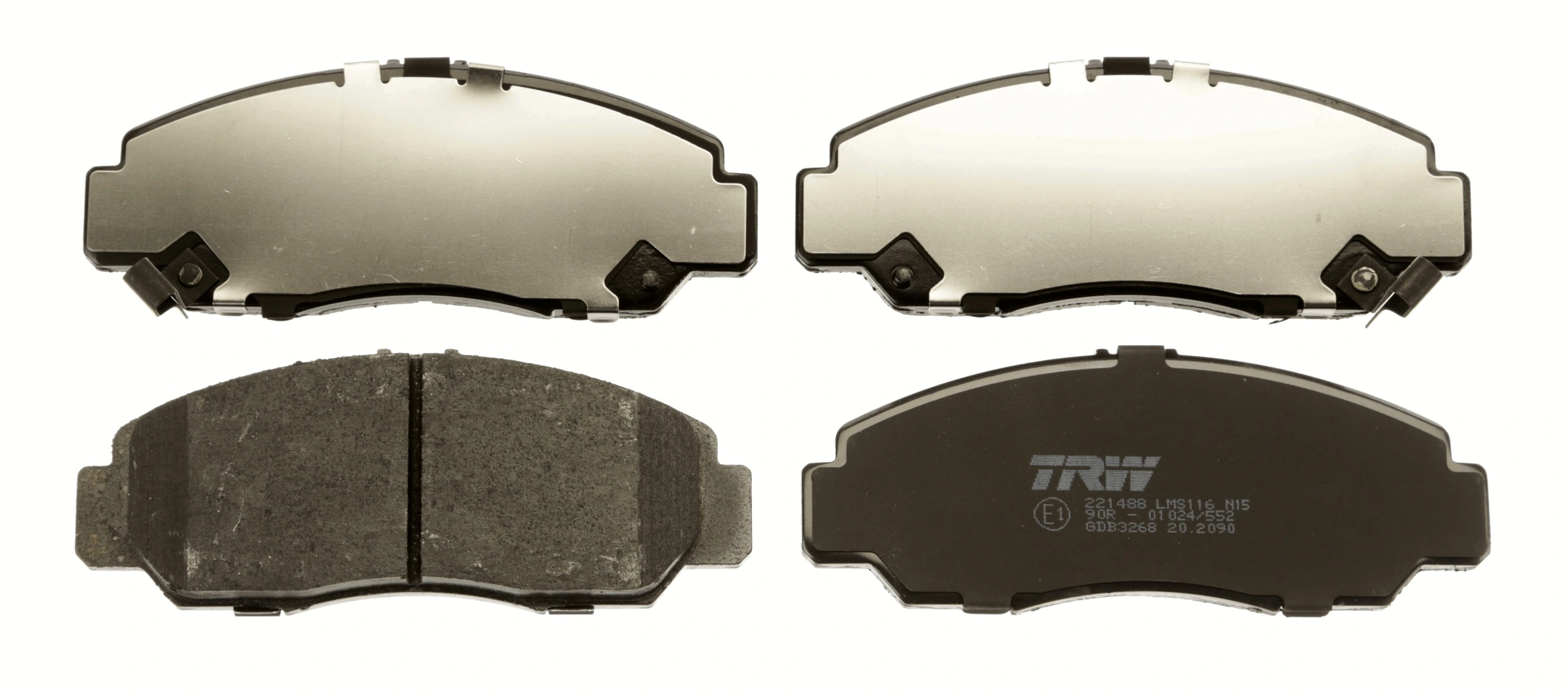 Brake Pad Set, disc brake COTEC GDB3268