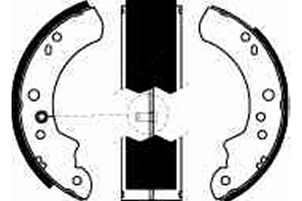 TRW GS6223 Brake Shoe Set