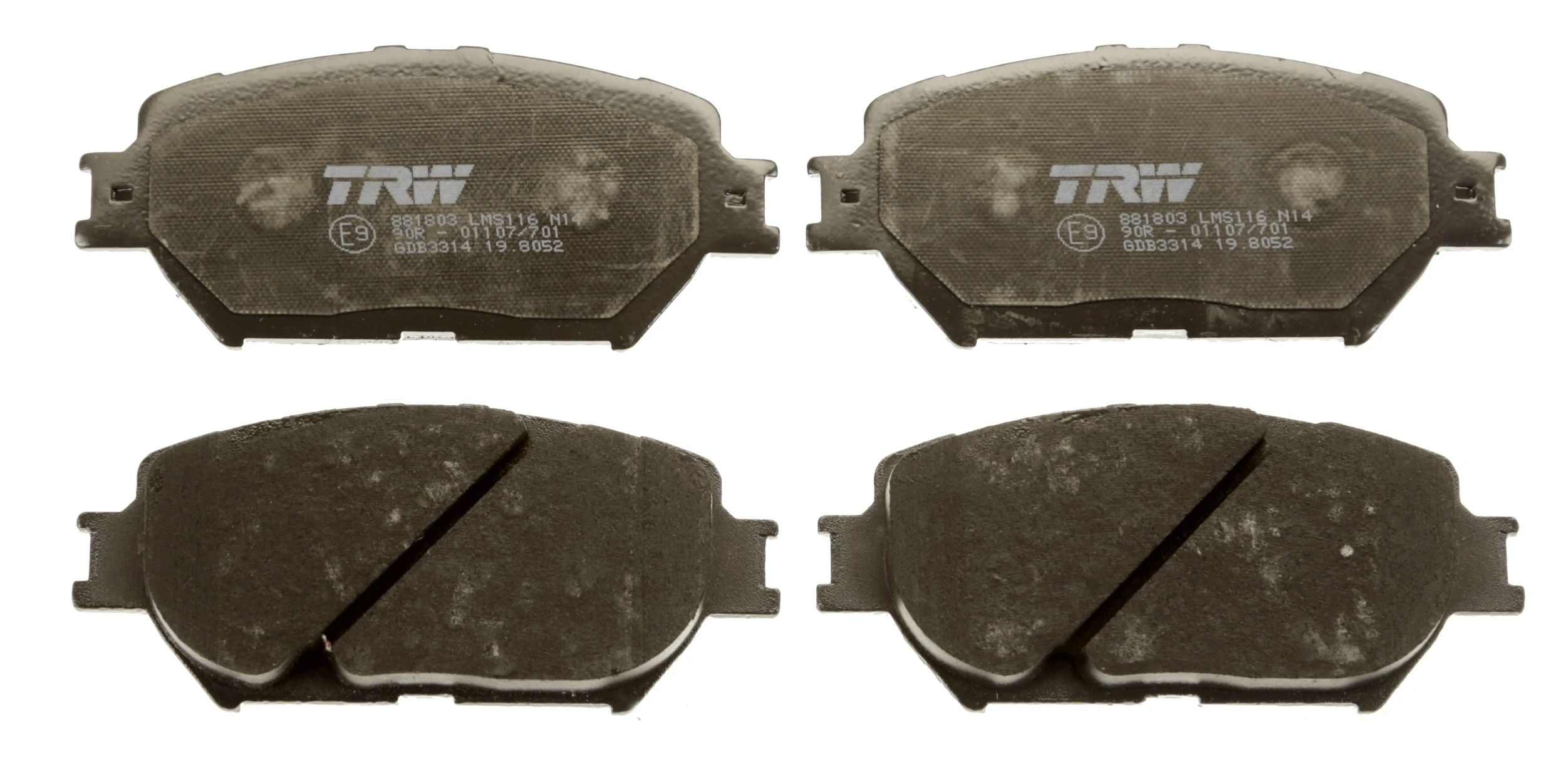 Brake Pad Set, disc brake COTEC GDB3314