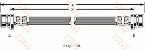 TRW PHA170 Brake Hose