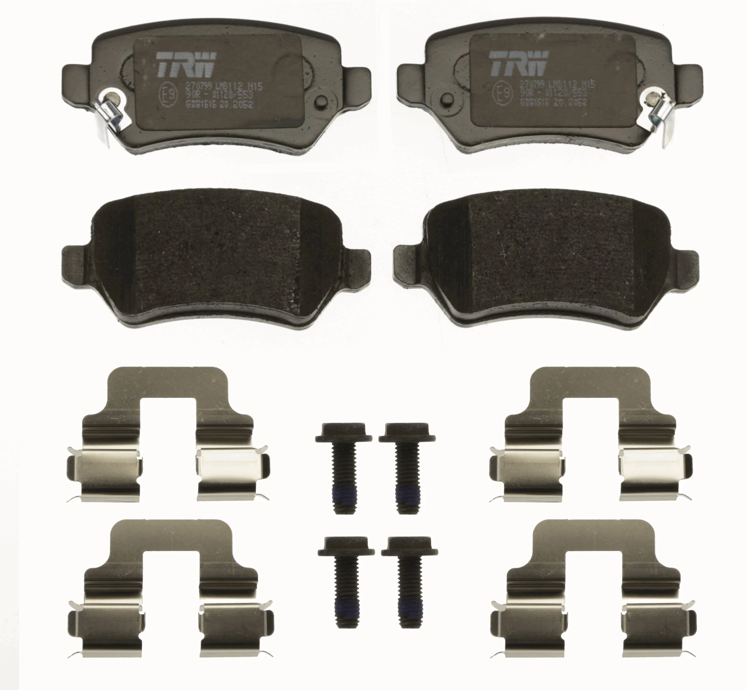Brake Pad Set, disc brake COTEC GDB1515