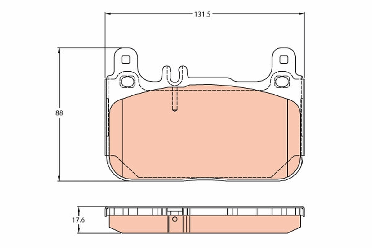 Brake Pad Set, disc brake GDB2118