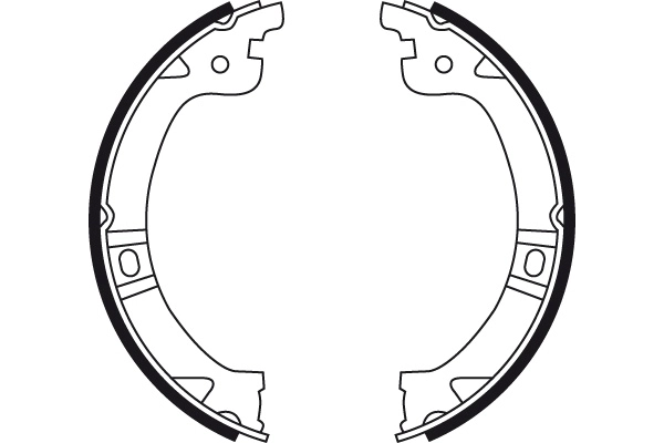 Brake Shoe Set, parking brake GS8759